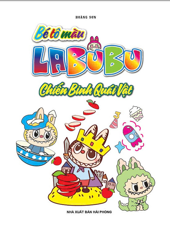 bé tô màu labubu chiến binh quái vật