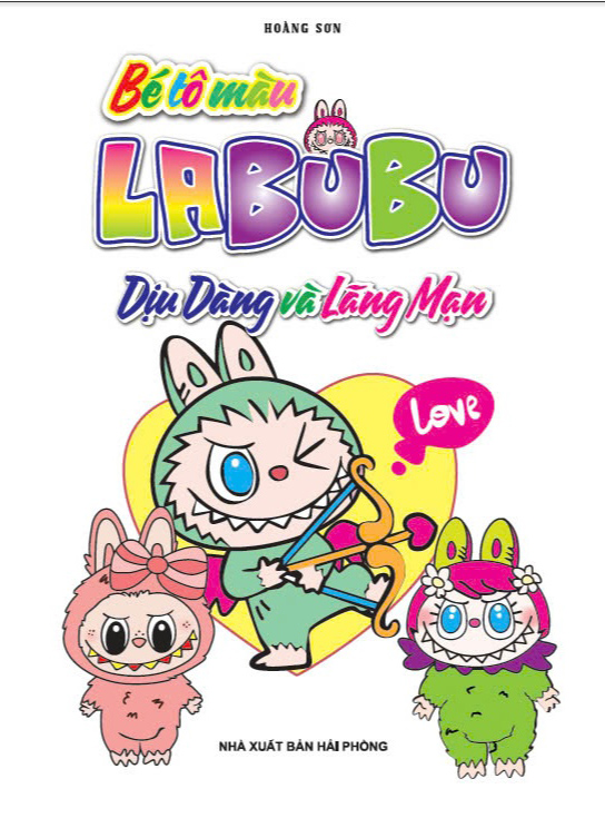 bé tô màu labubu dịu dàng và lãng mạn