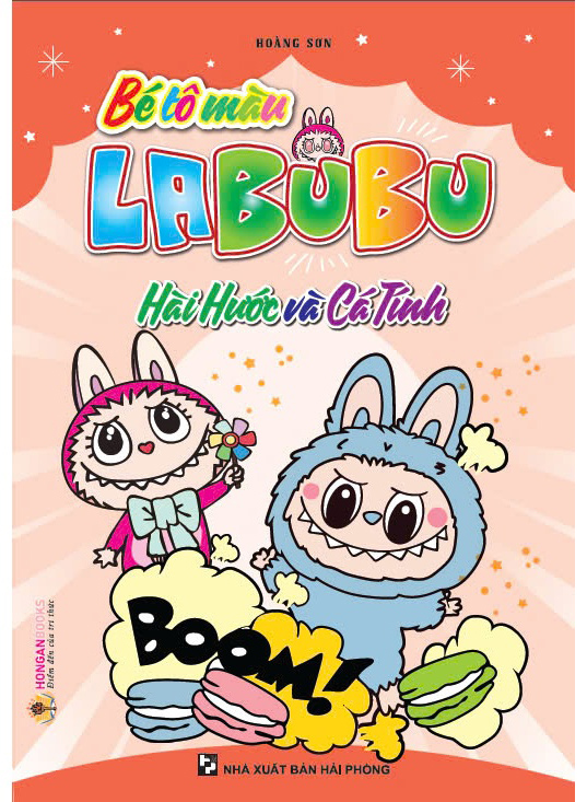 bé tô màu labubu hài hước và cá tính