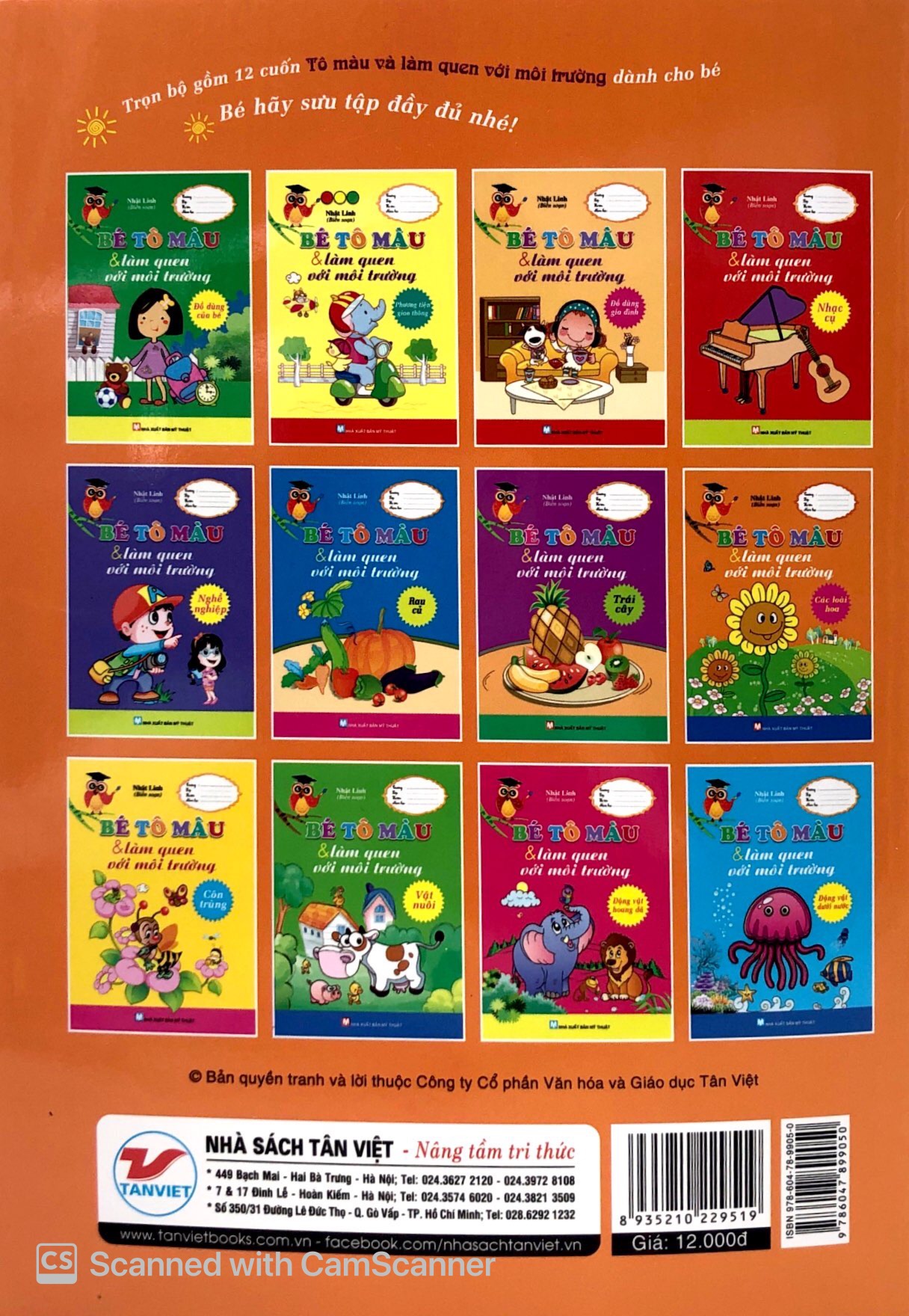 bé tô màu & làm quen với môi trường - các loài hoa