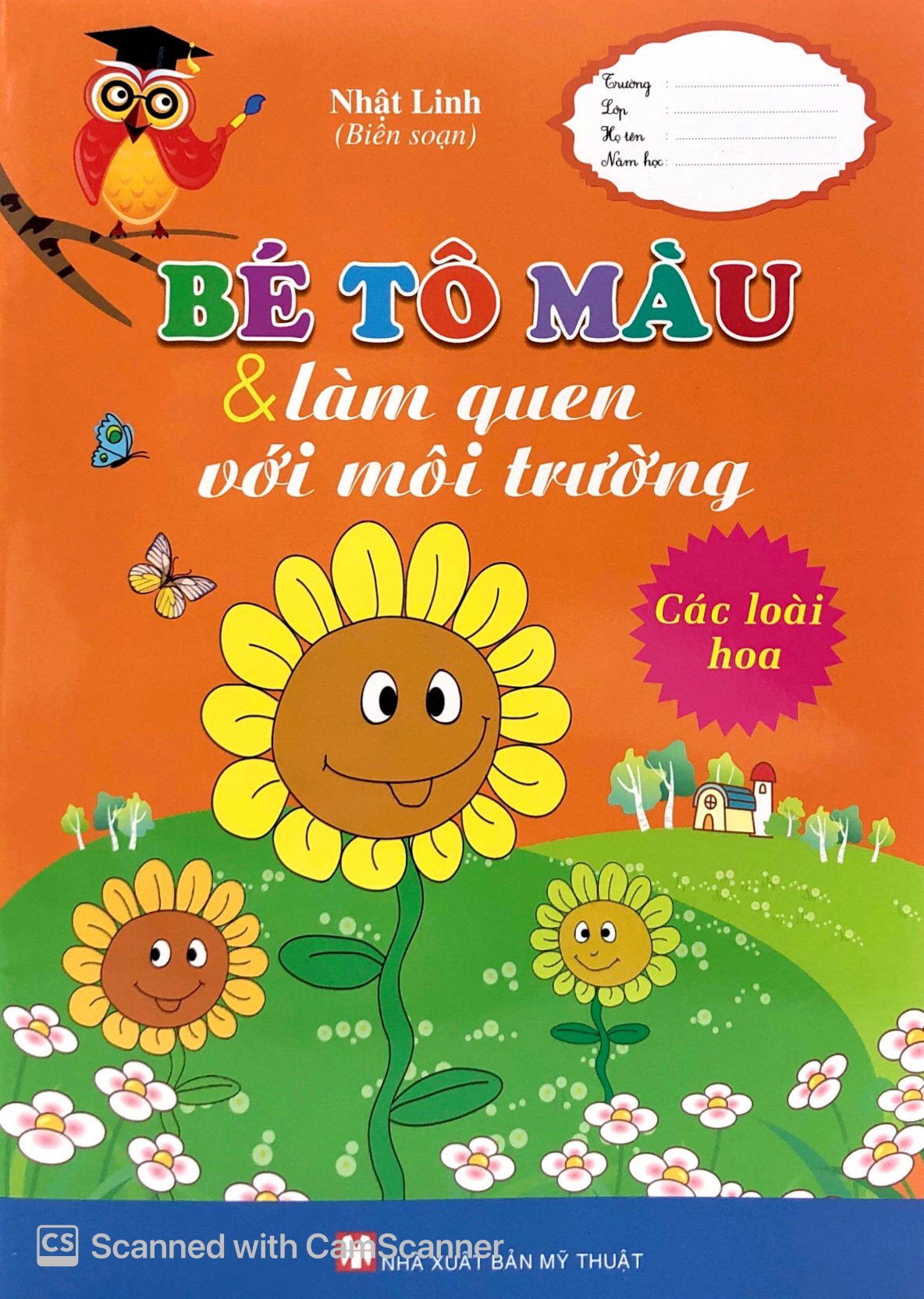bé tô màu & làm quen với môi trường - các loài hoa