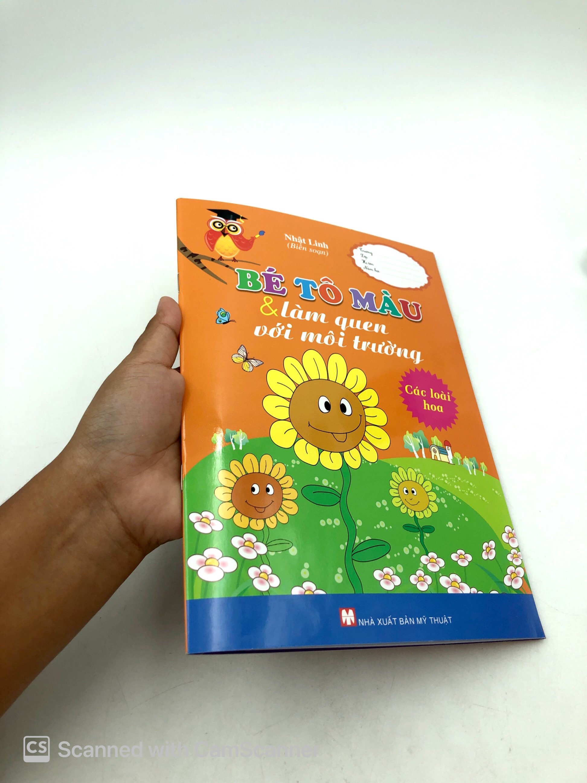 bé tô màu & làm quen với môi trường - các loài hoa