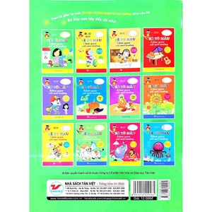 bé tô màu & làm quen với môi trường - đồ dùng của bé