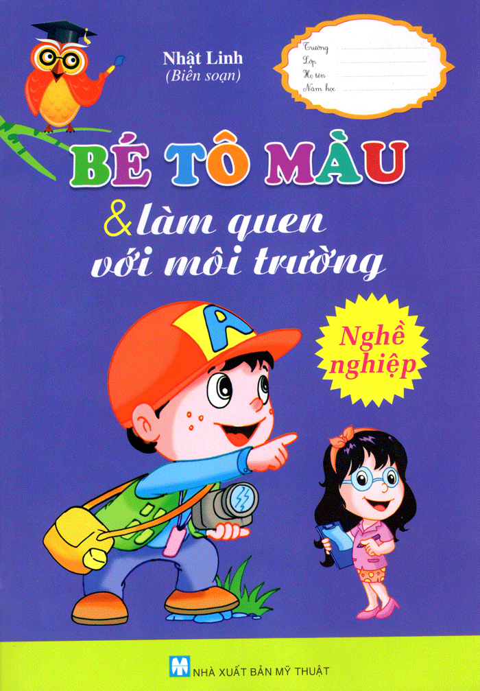bé tô màu & làm quen với môi trường - nghề nghiệp