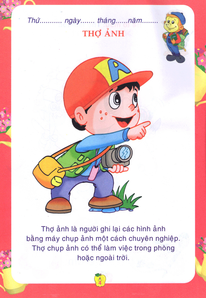 bé tô màu & làm quen với môi trường - nghề nghiệp