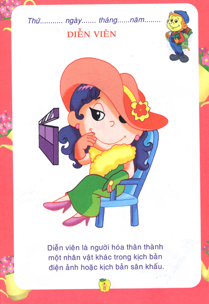 bé tô màu & làm quen với môi trường - nghề nghiệp