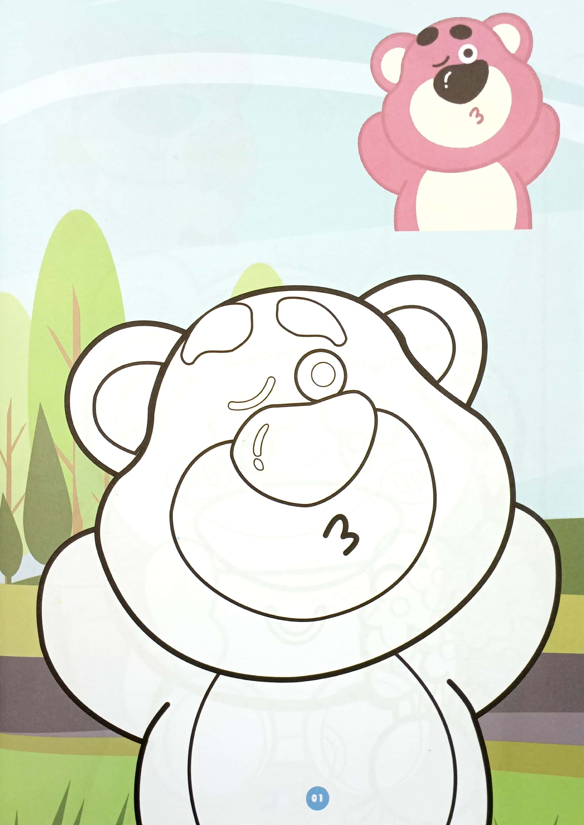 bé tô màu - lotso đi dạo phố