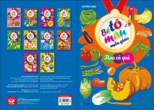 bé tô màu mẫu giáo - rau củ quả