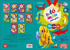 bé tô màu mẫu giáo - tôm cua cá