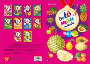bé tô màu mẫu giáo - trái cây