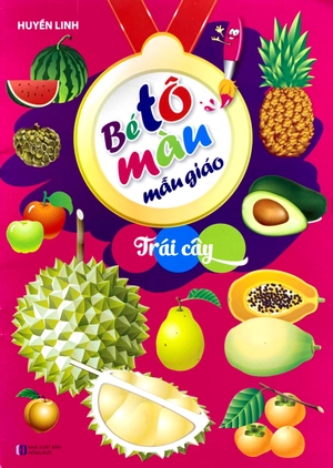 bé tô màu mẫu giáo - trái cây