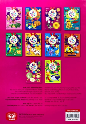 bé tô màu mẫu giáo - trái cây