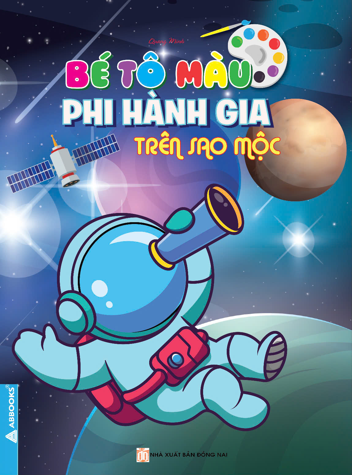 bé tô màu - phi hành gia trên sao mộc