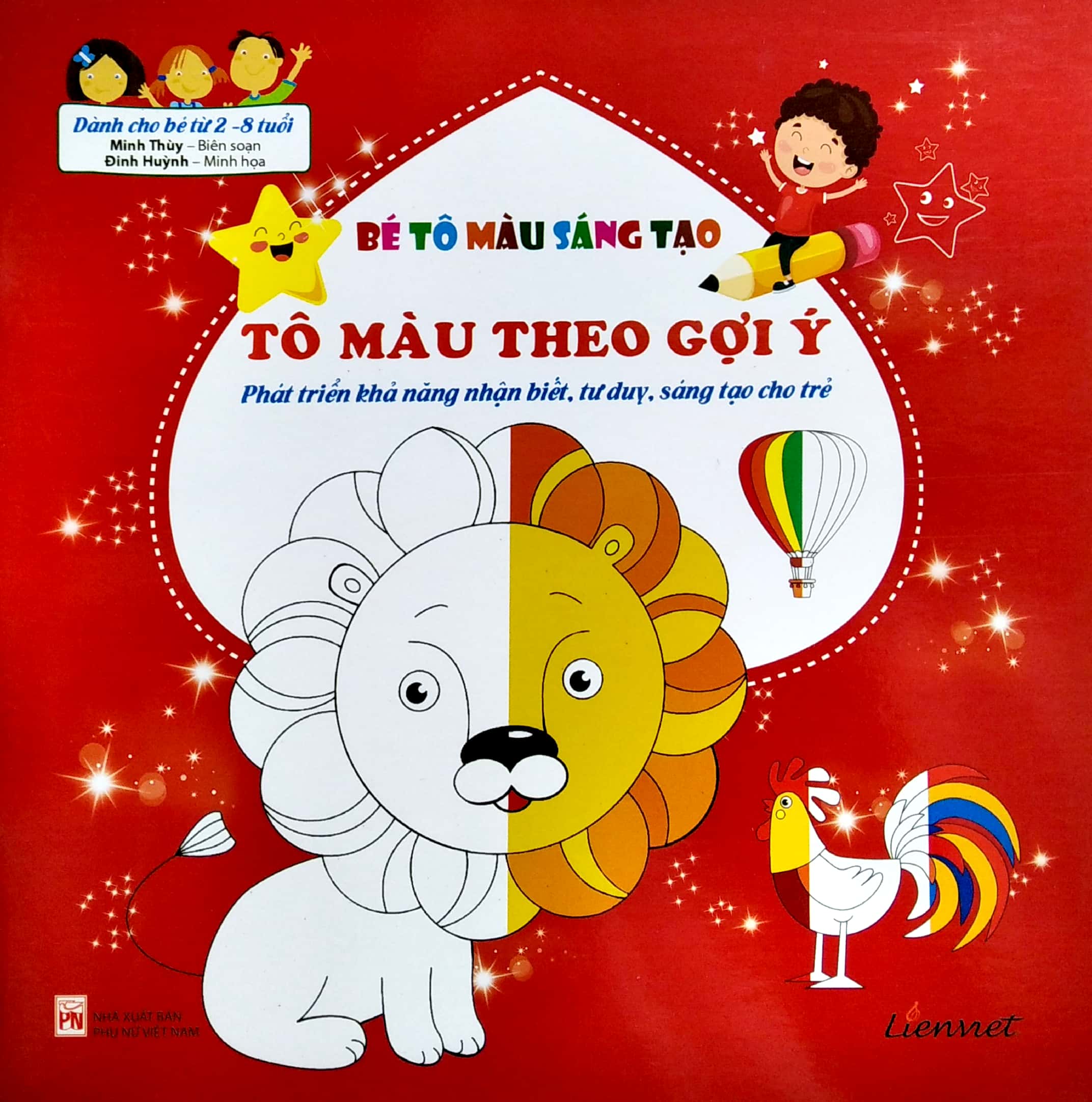 bé tô màu sáng tạo - tô màu theo gợi ý