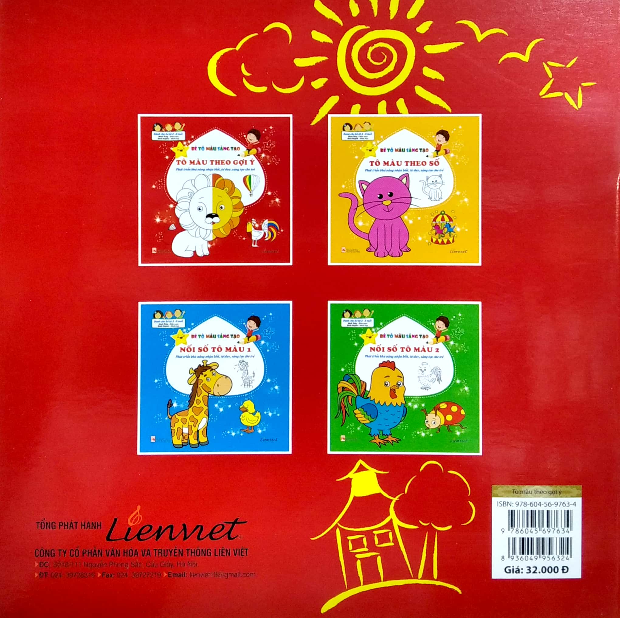 bé tô màu sáng tạo - tô màu theo gợi ý