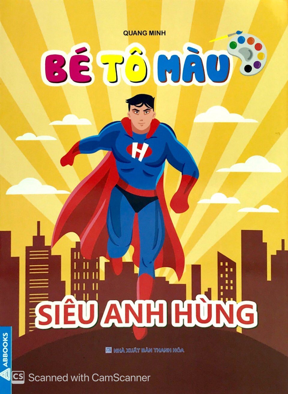 bé tô màu siêu anh hùng