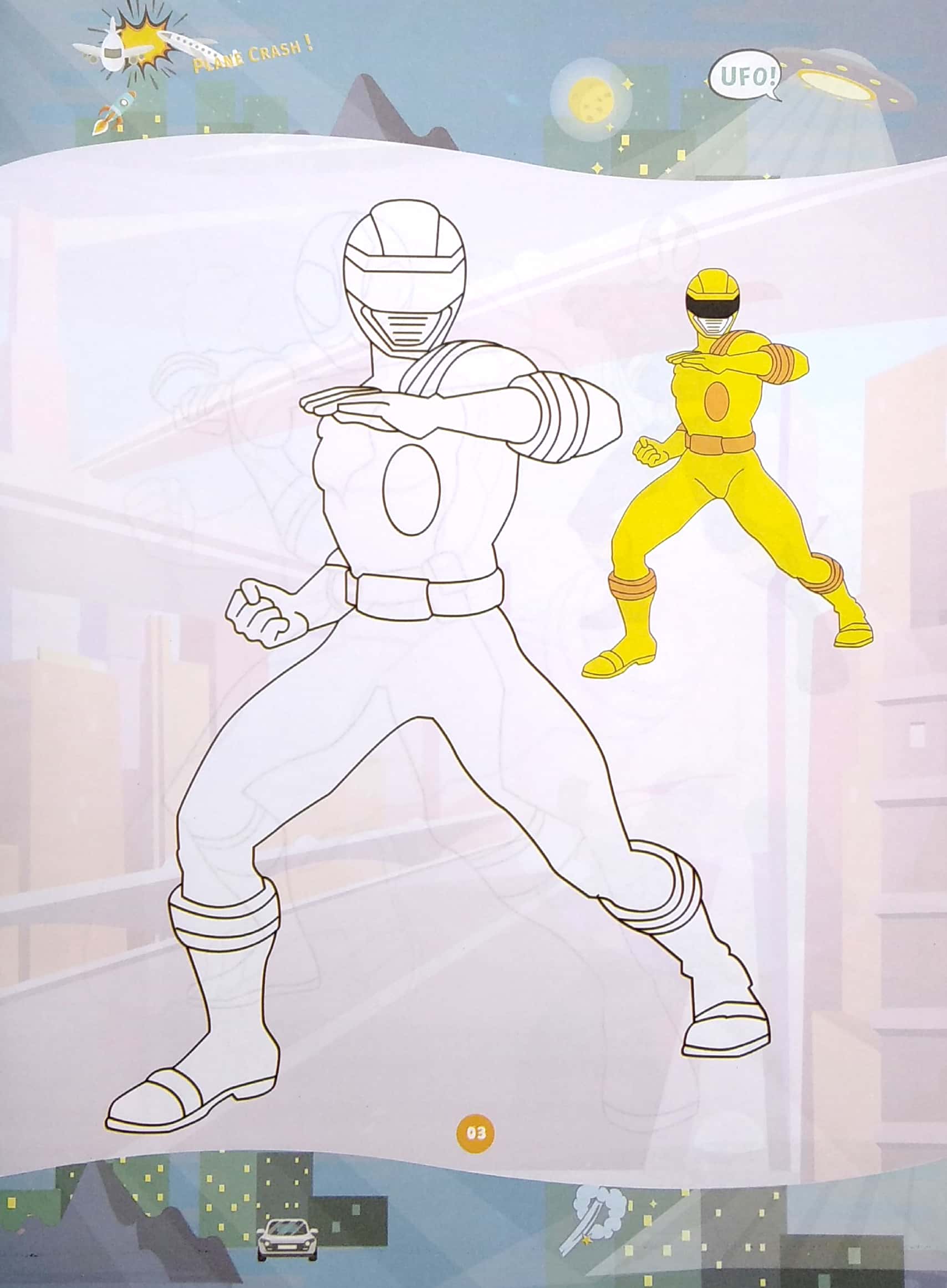 bé tô màu siêu nhân