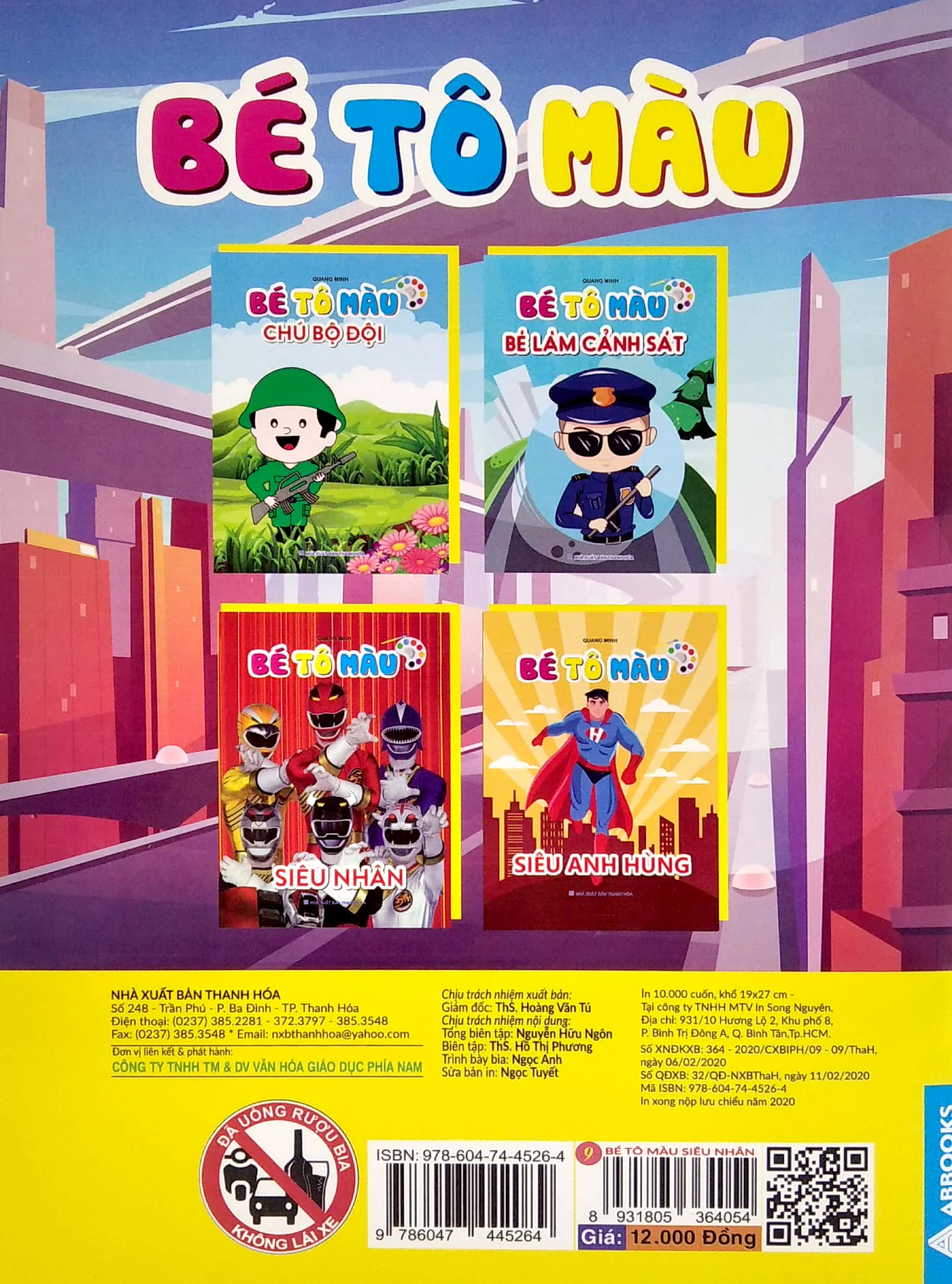 bé tô màu siêu nhân