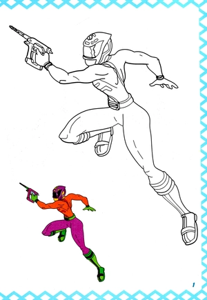 bé tô màu siêu nhân - quyển a