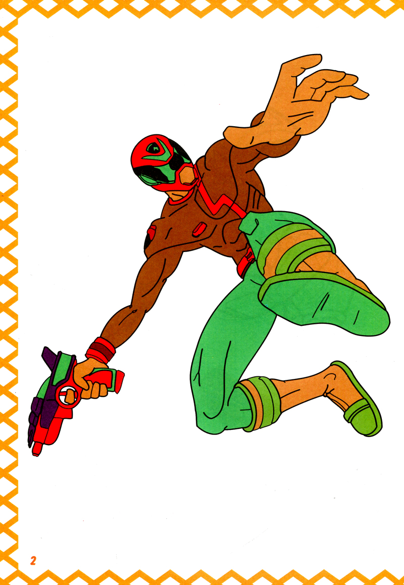 bé tô màu siêu nhân - quyển d