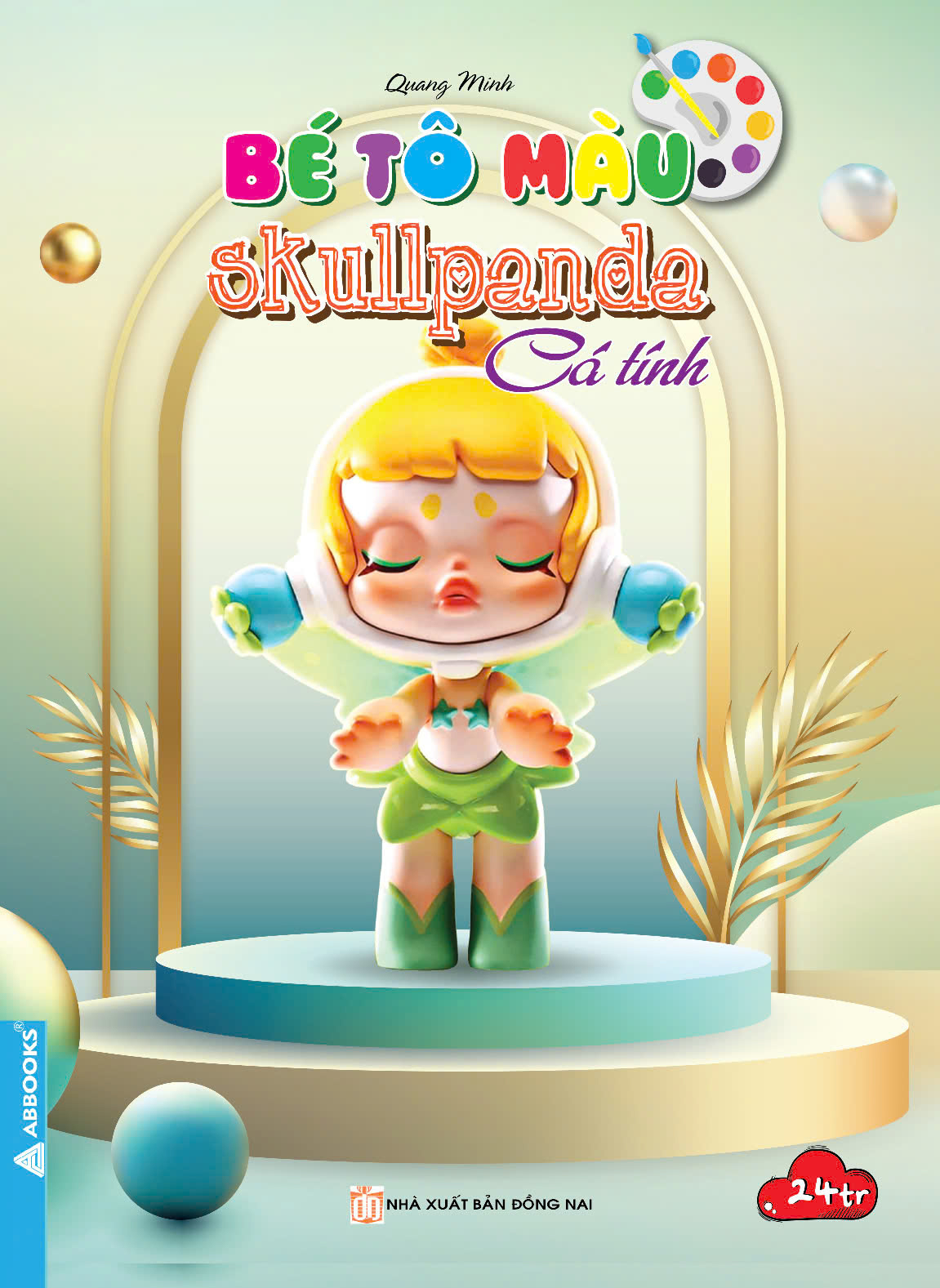 bé tô màu - skullpanda cá tính