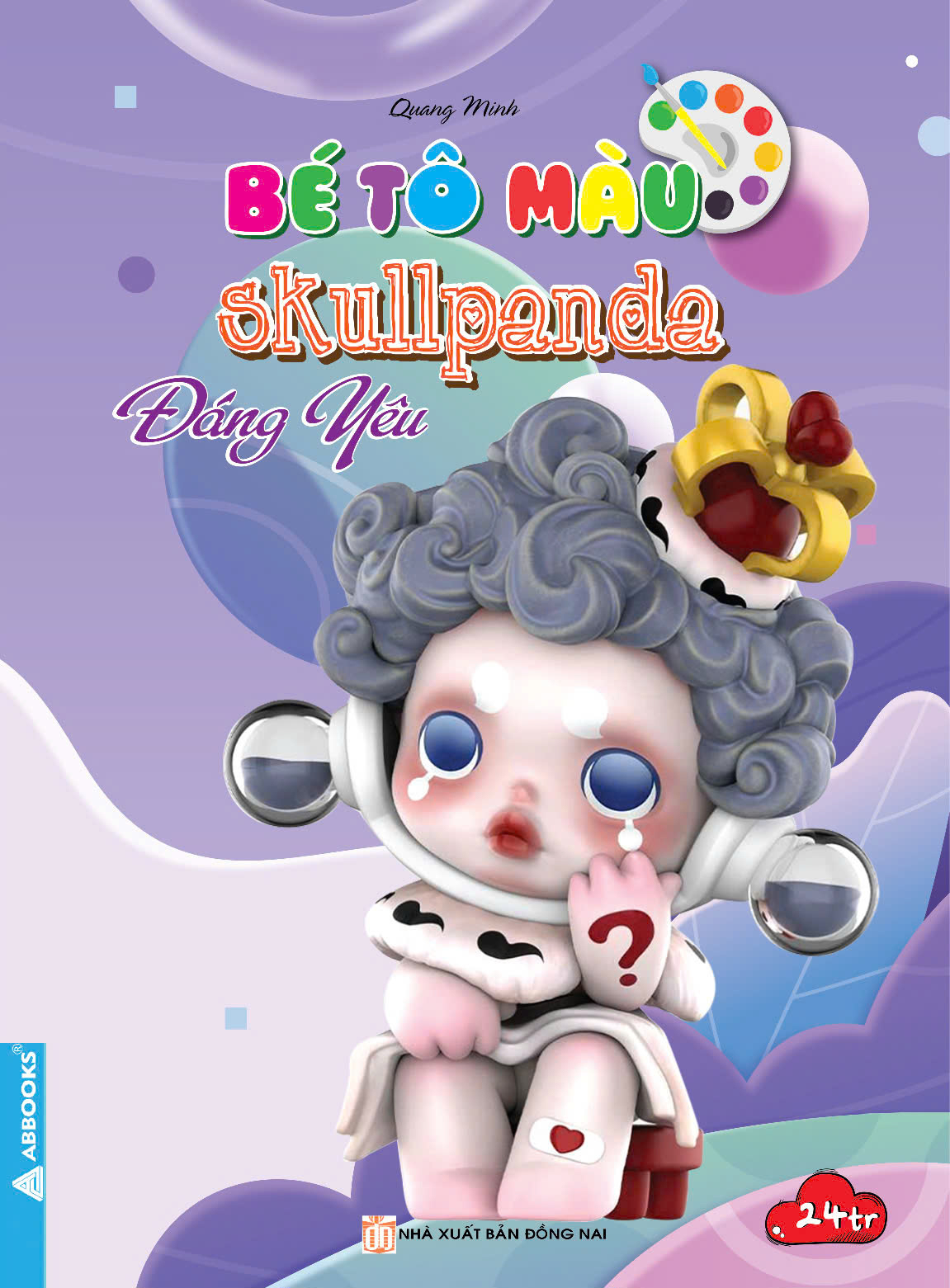 bé tô màu - skullpanda đáng yêu