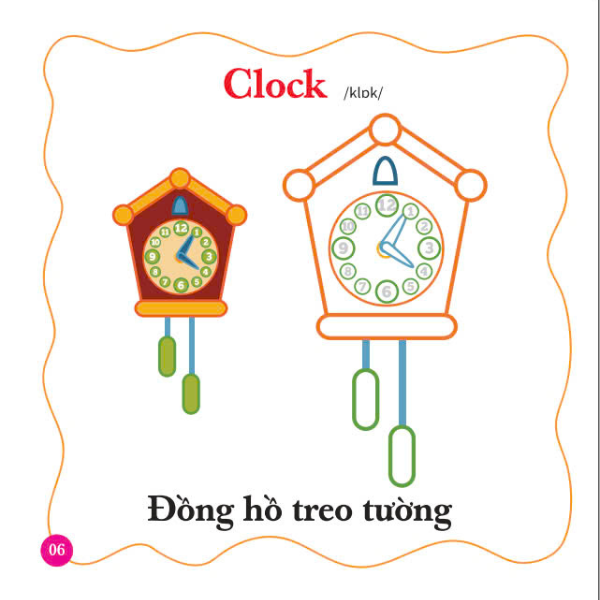 bé tô màu thế giới xung quanh - song ngữ anh-việt - đồ dùng hàng ngày