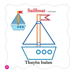 bé tô màu thế giới xung quanh - song ngữ anh-việt - phương tiện giao thông