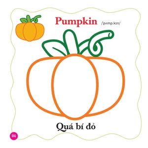 bé tô màu thế giới xung quanh - song ngữ anh-việt - rau-củ-quả