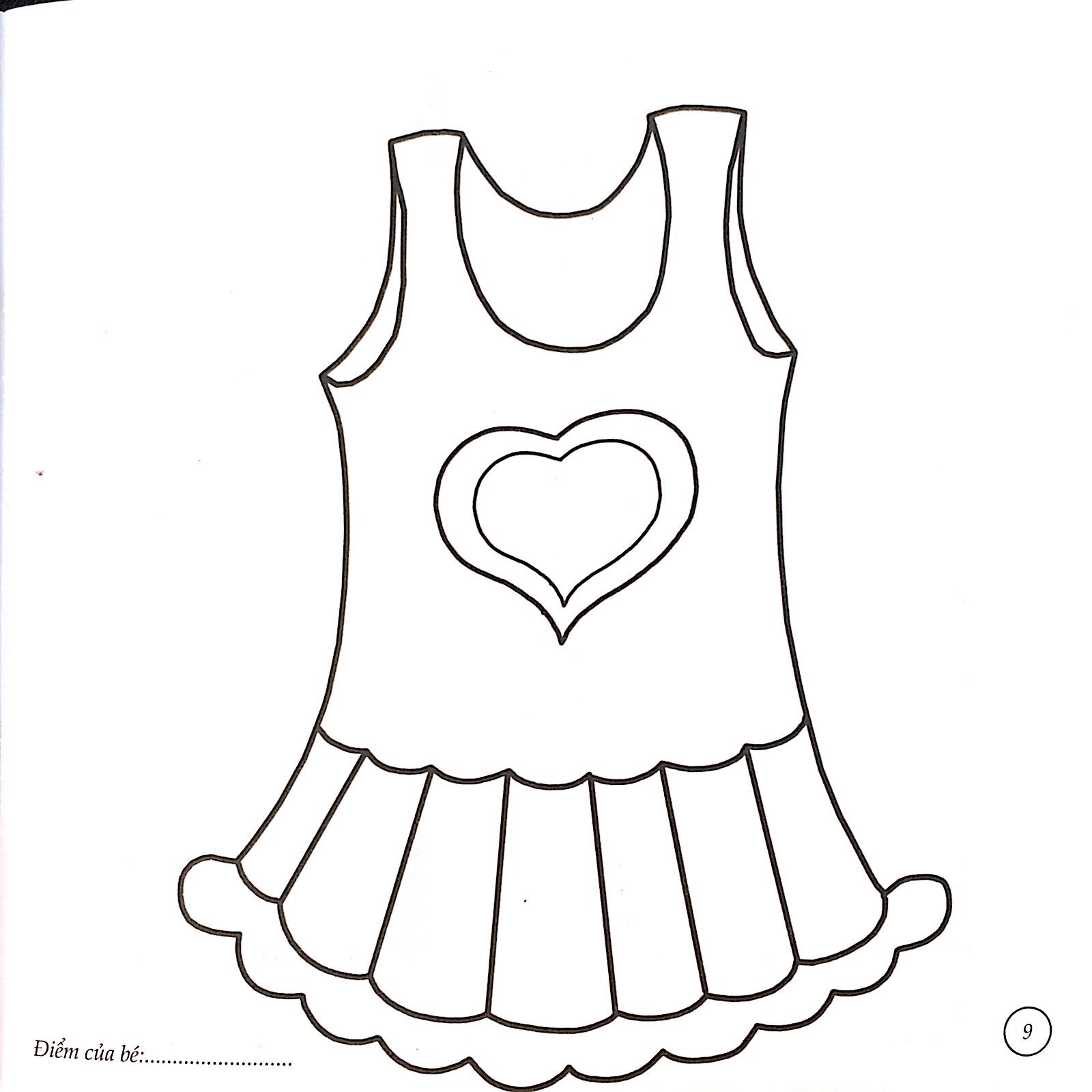 bé tô màu - thời trang bé đáng yêu