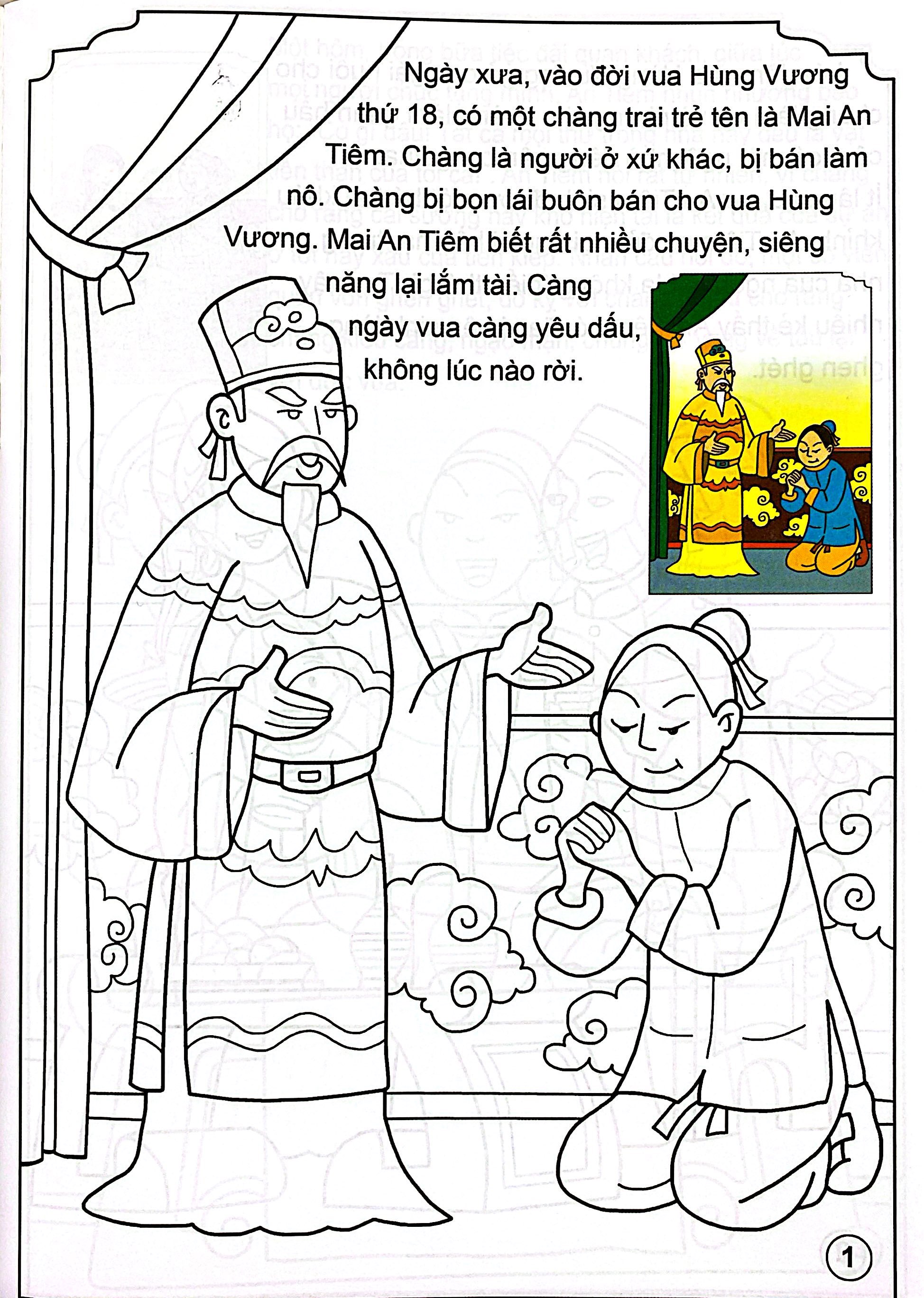 Bé Tô Màu Và Đọc Truyện - Cổ Tích Việt Nam - Sự Tích Dưa Hấu (Tái Bản 2025)