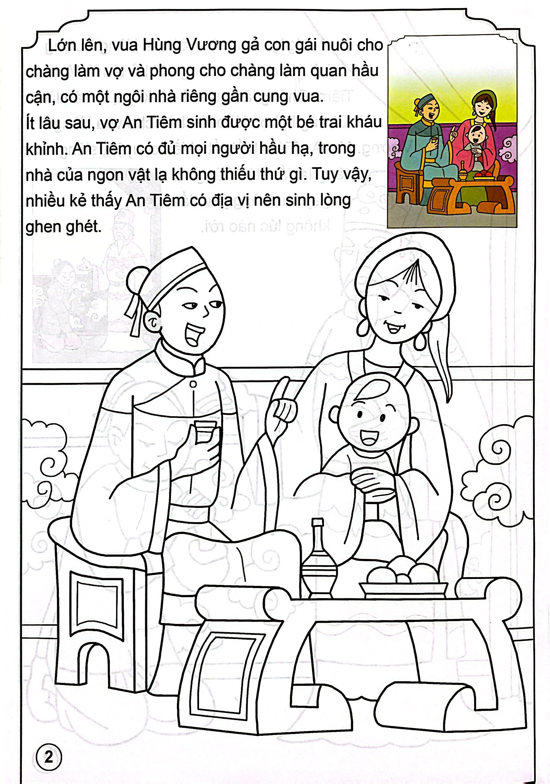 Bé Tô Màu Và Đọc Truyện - Cổ Tích Việt Nam - Sự Tích Dưa Hấu (Tái Bản 2025)