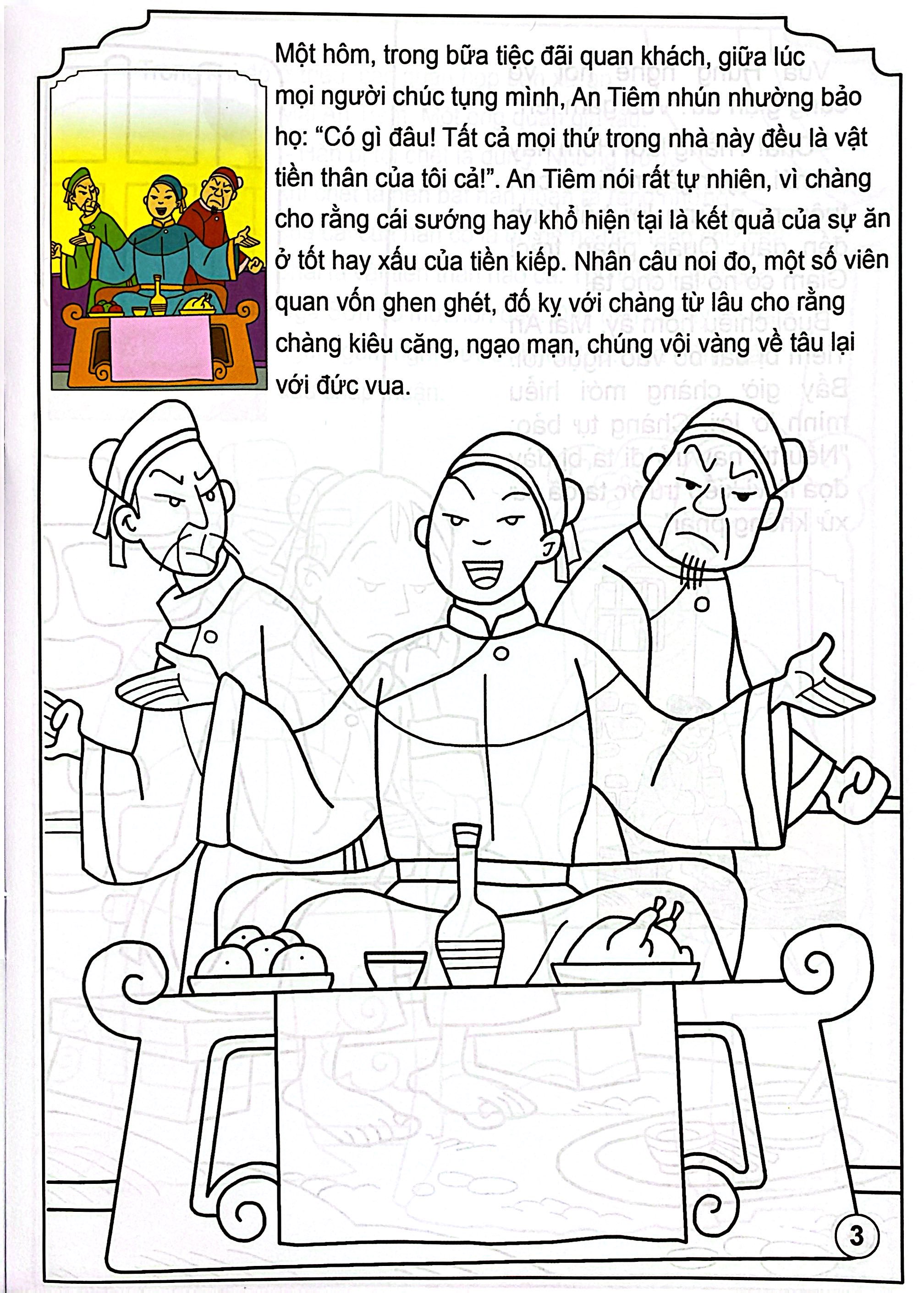 Bé Tô Màu Và Đọc Truyện - Cổ Tích Việt Nam - Sự Tích Dưa Hấu (Tái Bản 2025)