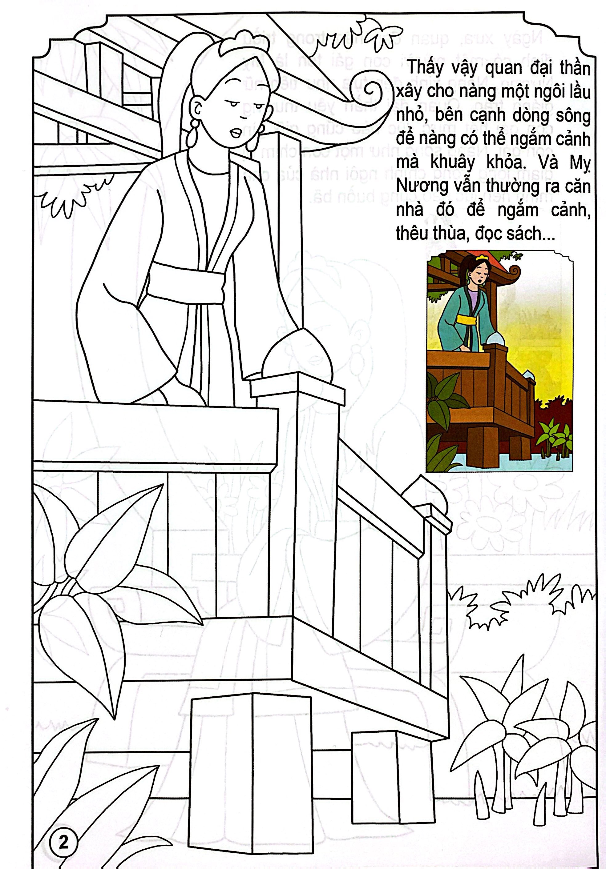 Bé Tô Màu Và Đọc Truyện - Cổ Tích Việt Nam - Tiếng Sáo Trương Chi (Tái Bản 2025)