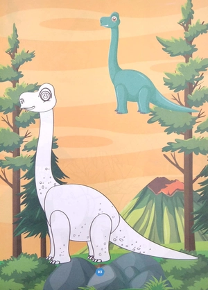 bé tô màu - wilo dinos