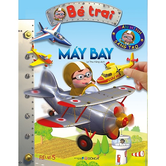 bé trai - máy bay