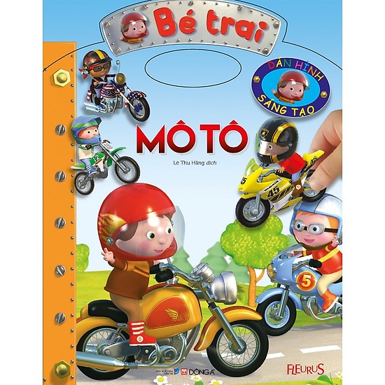 bé trai - mô tô