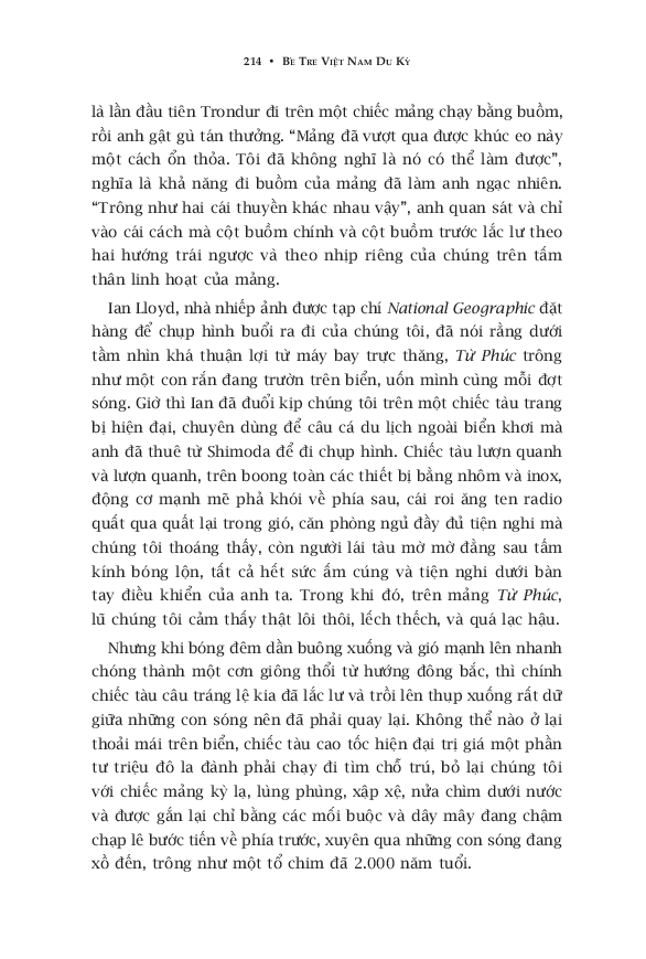 bè tre việt nam du ký - 5500 dặm vượt thái bình dương