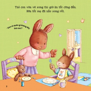 bé tự chơi, tự học - giờ ăn đến rồi!