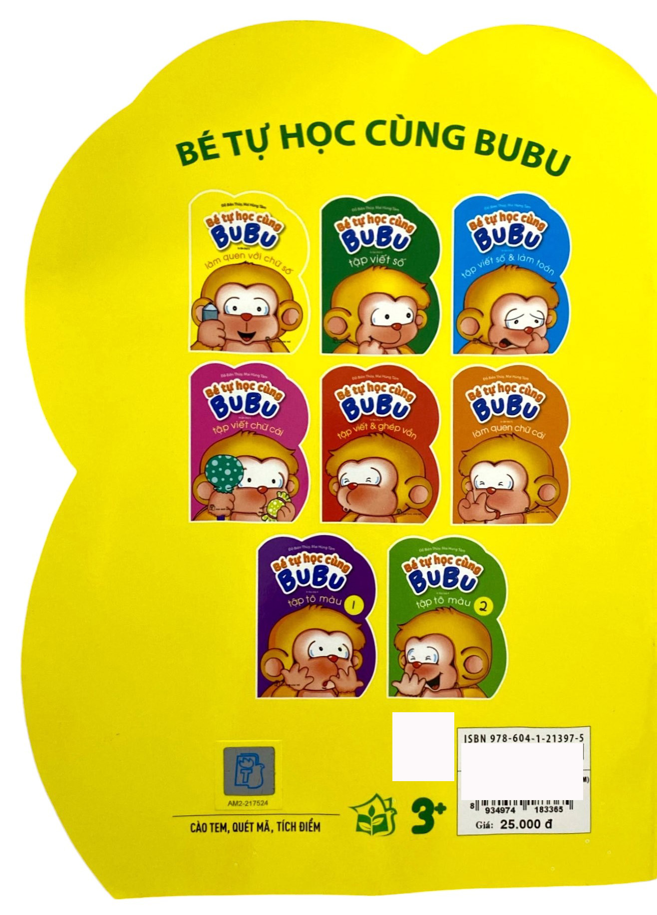 bé tự học cùng bubu - làm quen với chữ số (tái bản)