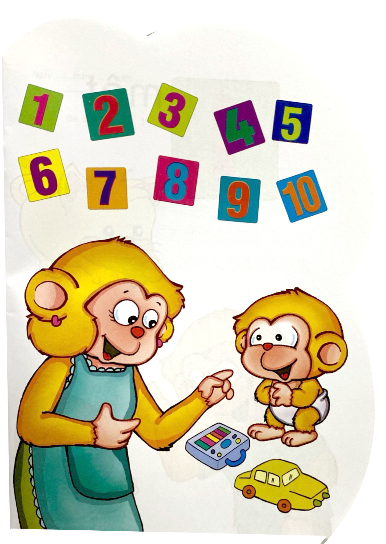 bé tự học cùng bubu - tập viết số (tái bản)