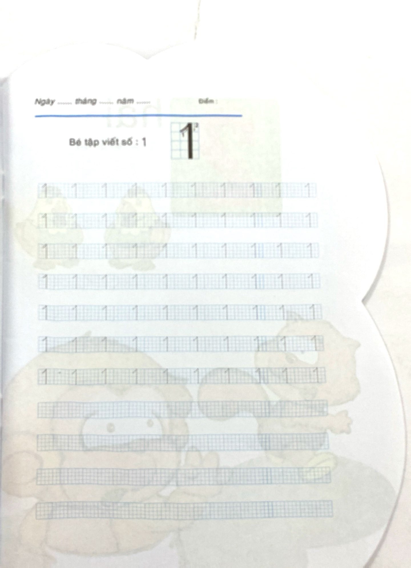 bé tự học cùng bubu - tập viết số (tái bản)