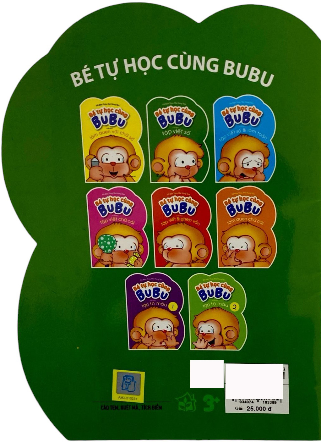 bé tự học cùng bubu - tập viết số (tái bản)