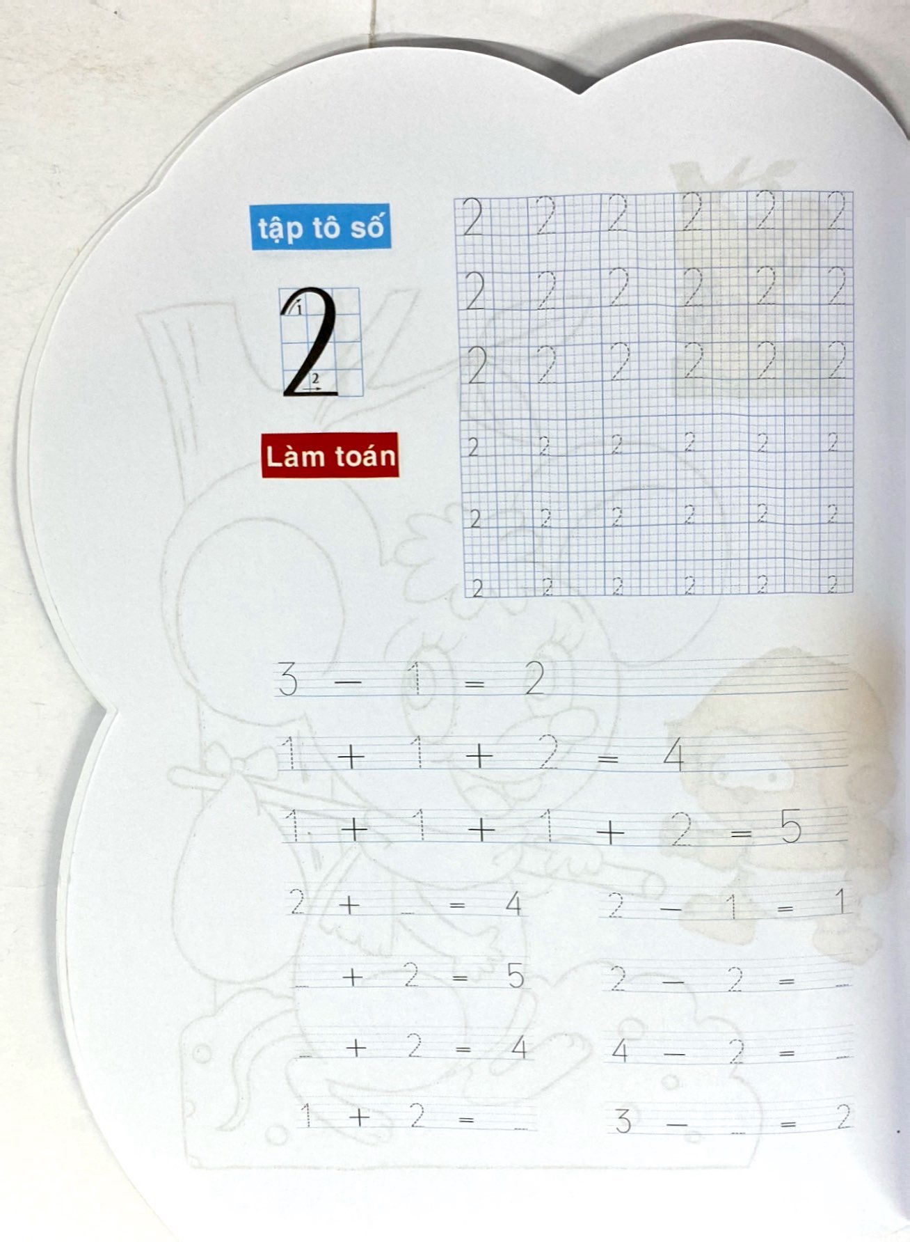 bé tự học cùng bubu - tập viết số và làm toán (tái bản)