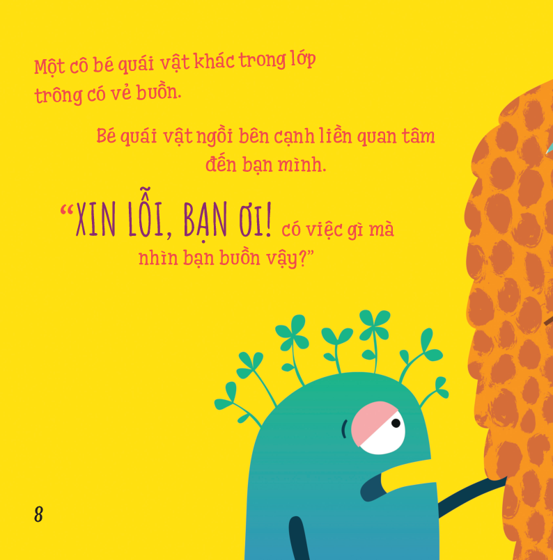 bé tự rèn luyện tình tôt - bé quái vật biết xin lỗi