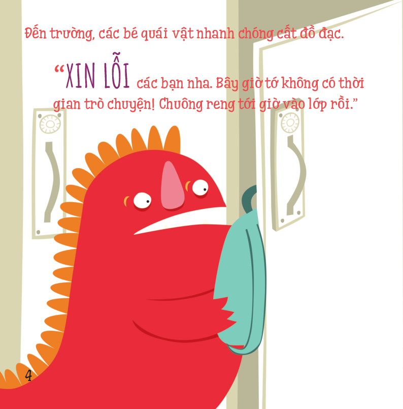 bé tự rèn luyện tình tôt - bé quái vật biết xin lỗi