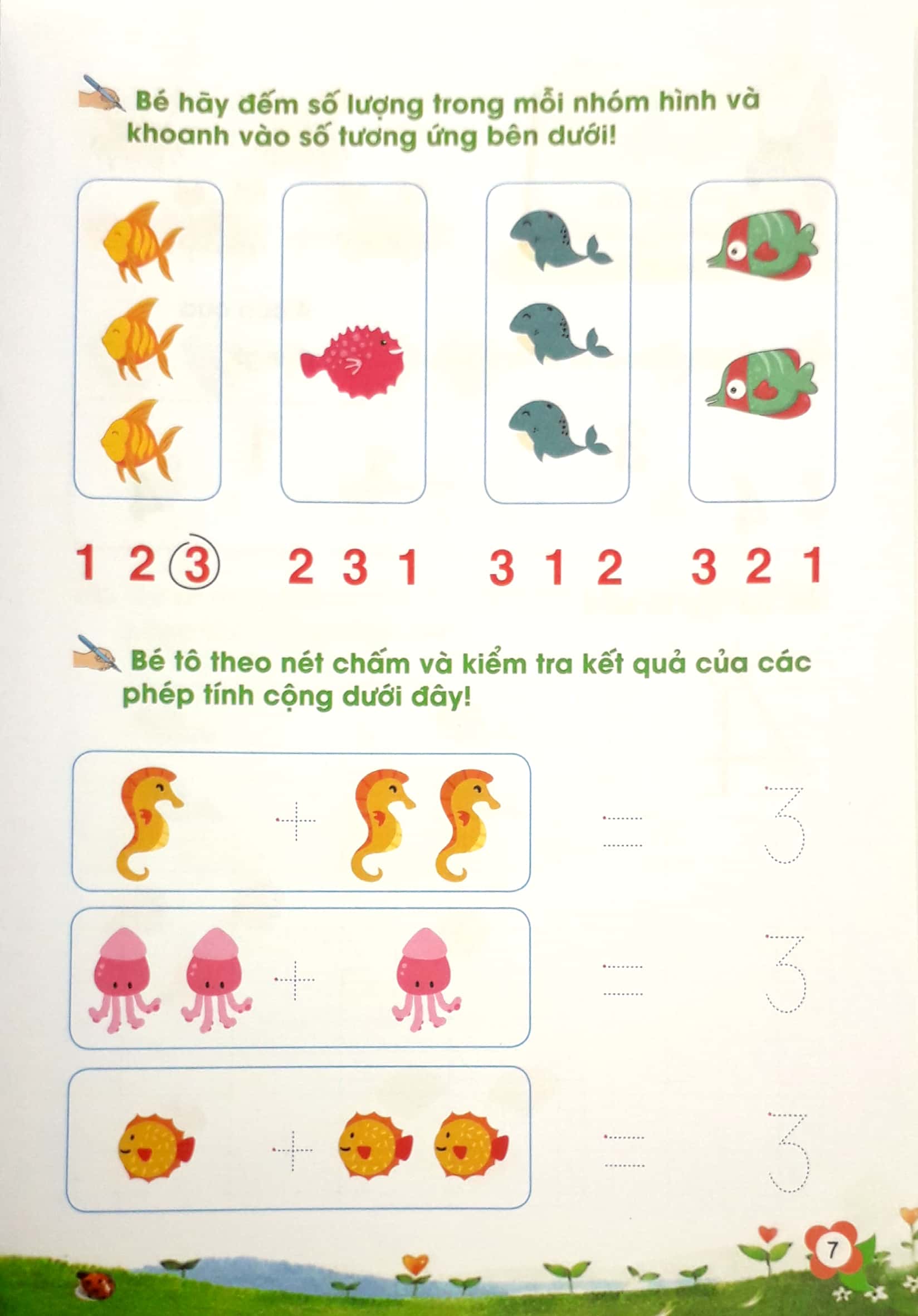 bé tự tin bước vào lớp 1 - cùng bé học toán - tập 1 (dành cho bé từ 5 - 6 tuổi)