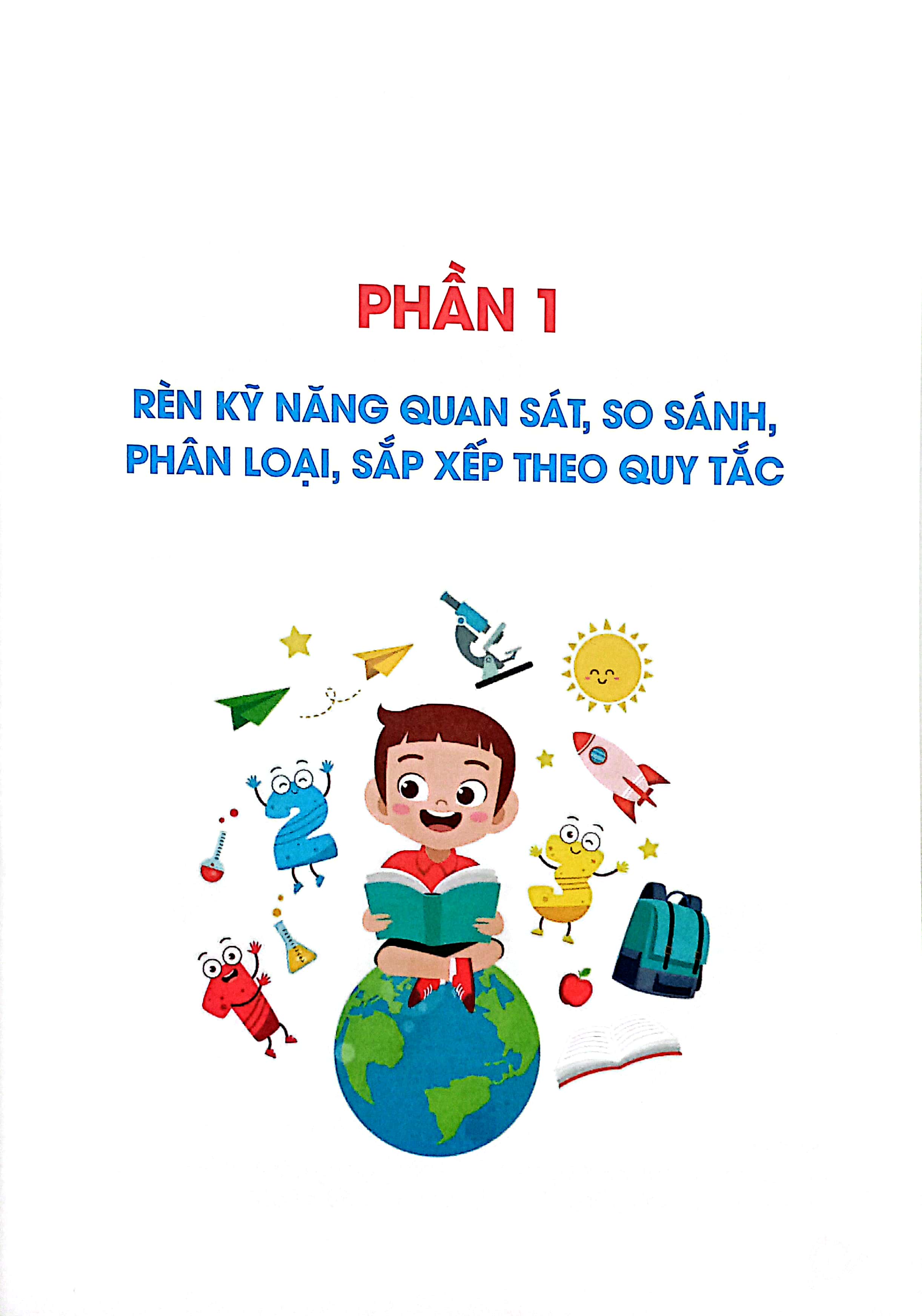 bé tự tin vào lớp 1 - toán tư duy (dành cho trẻ em 4-6 tuổi)(tái bản 2024)