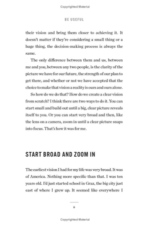 be useful - seven tools for life