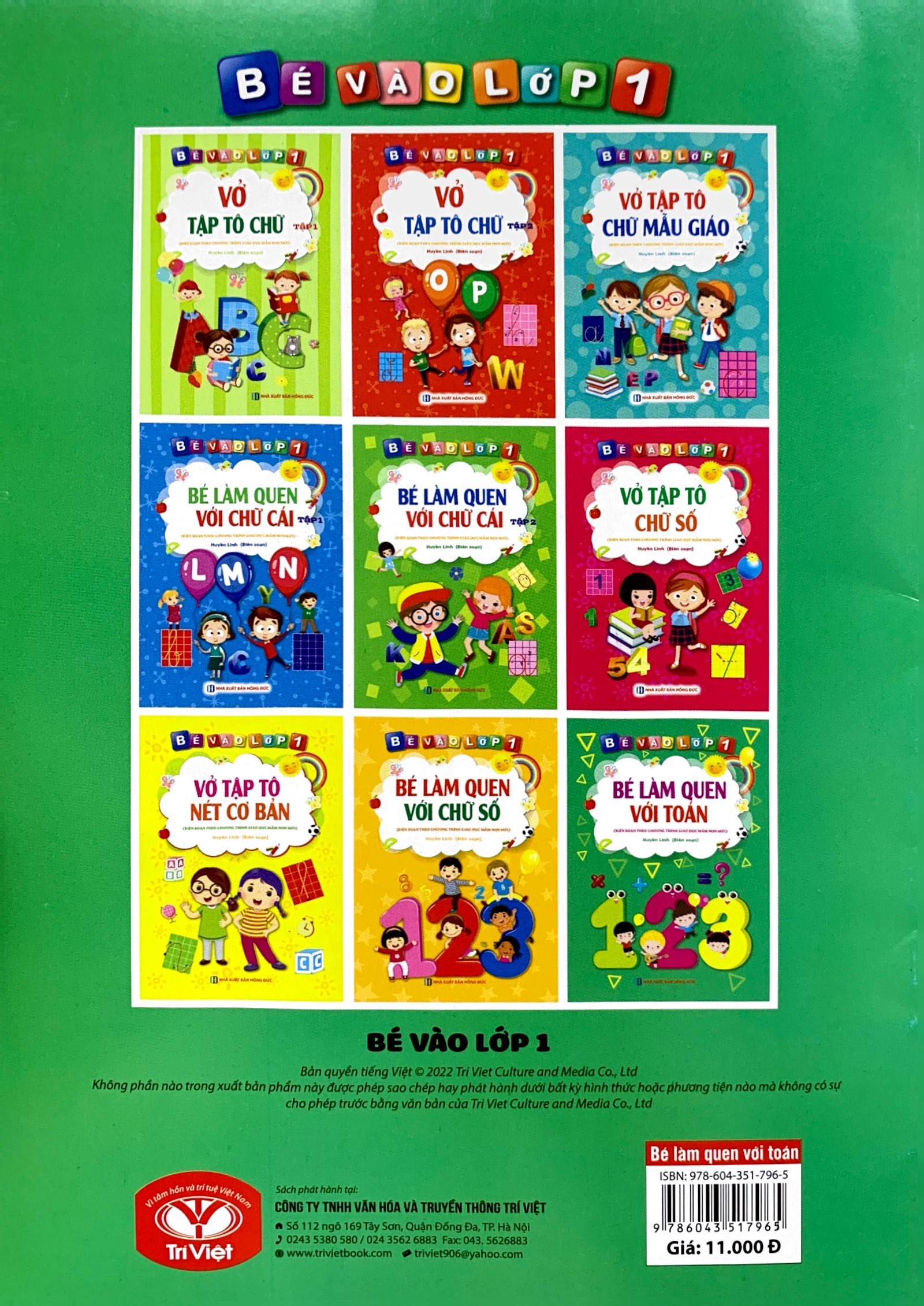 bé vào lớp 1 - bé làm quen với toán